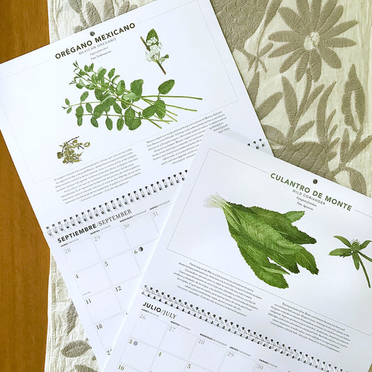 Calendario 2023 Quelites Mexicanos