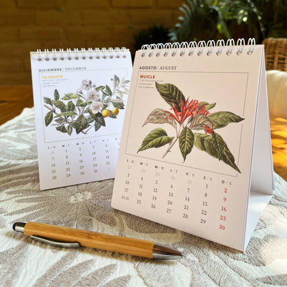 Calendario de escritorio 2026 Herbolaria de lo cotidiano