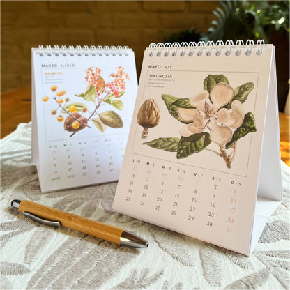 Calendario de escritorio 2026 Herbolaria de lo cotidiano