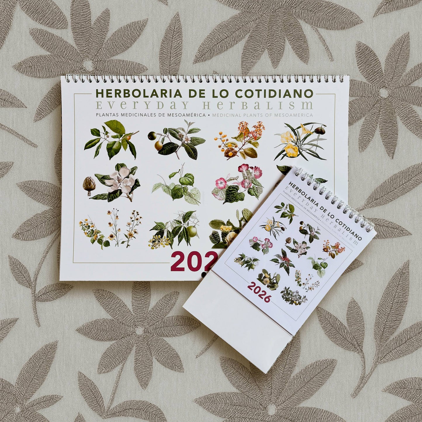 Paquete Calendario de muro 2026 + Calendario de escritorio 2026