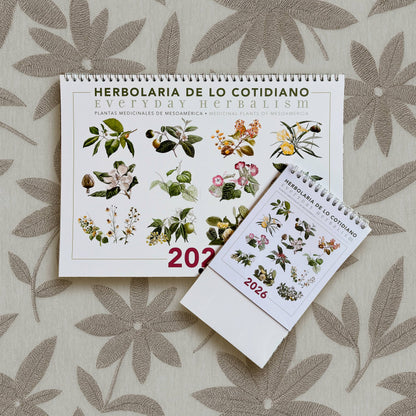 Paquete Calendario de muro 2026 + Calendario de escritorio 2026