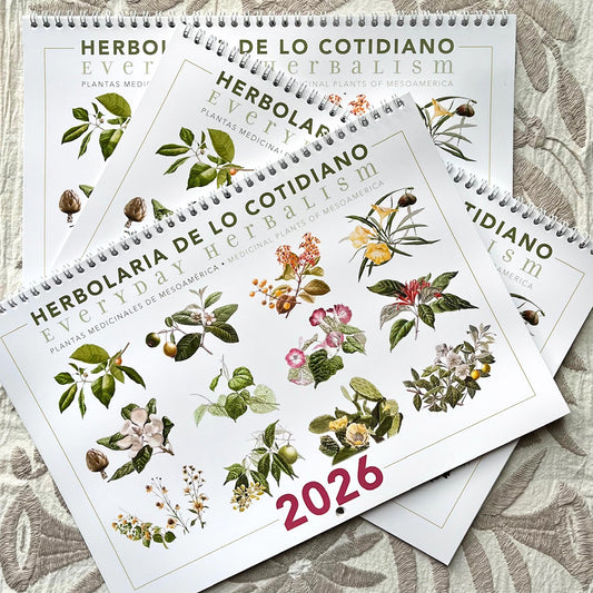 Paquete 3 Calendario 2026 Herbolaria de lo cotidiano