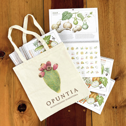 Calendario 2027. Promo: 10 pz + bolsa de loneta de Opuntia